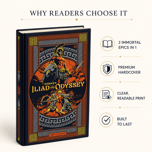 Homer's The Iliad and The Odyssey (Deluxe Harcover Edition)