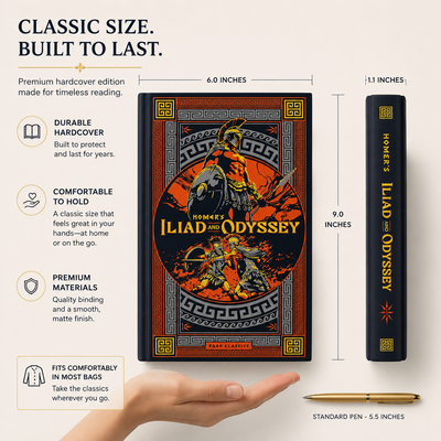 Homer's The Iliad and The Odyssey (Deluxe Harcover Edition)