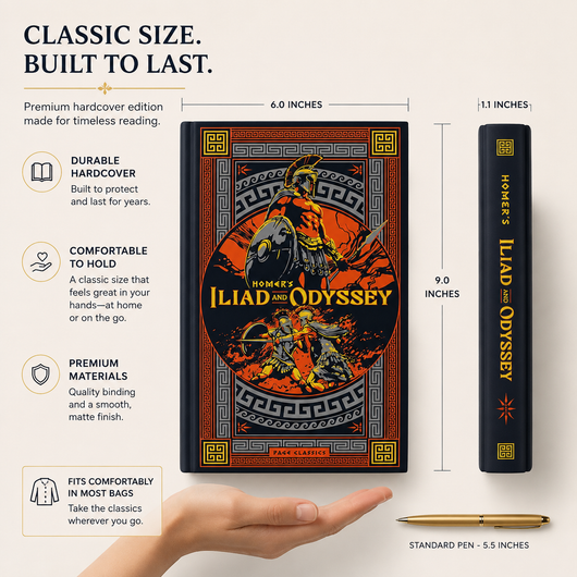 Homer's The Iliad and The Odyssey (Deluxe Harcover Edition)